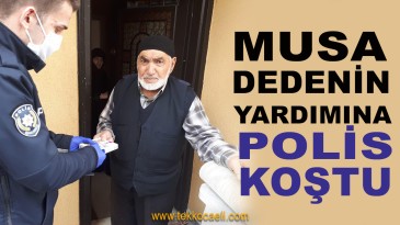 Kore Gazisinin Yardımına Polis Koştu