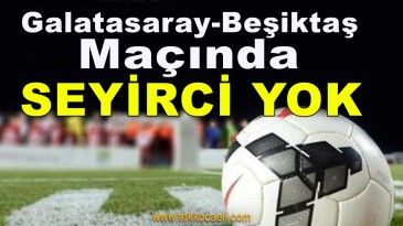 Lig Maçları Seyircisiz Oynanacak