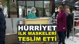 Hürriyet, Sağlık Çalışanlarına İlk Maskeleri Teslim Etti