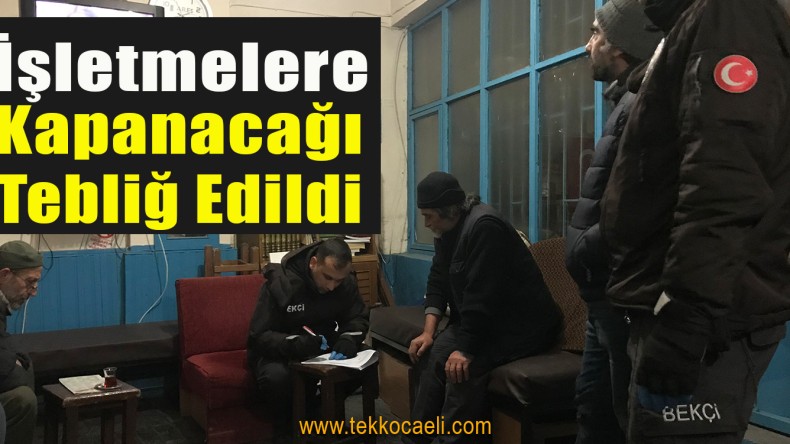 Bekçiler İşletme Sahibine Tebligat İmzalattı