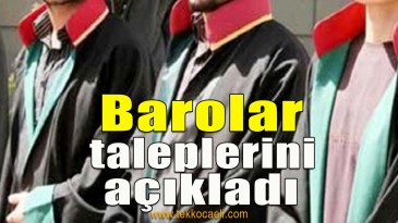 Barolar, Acil Önlem Taleplerini Açıkladı