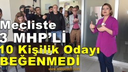 3 MHP’li 10 Kişilik Odayı Beğenmedi