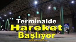 Otobüs Terminalinde Hareket Başlıyor