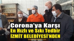 İzmit Belediyesi, Esnaflara Eldiven ve Maske Dağıttı