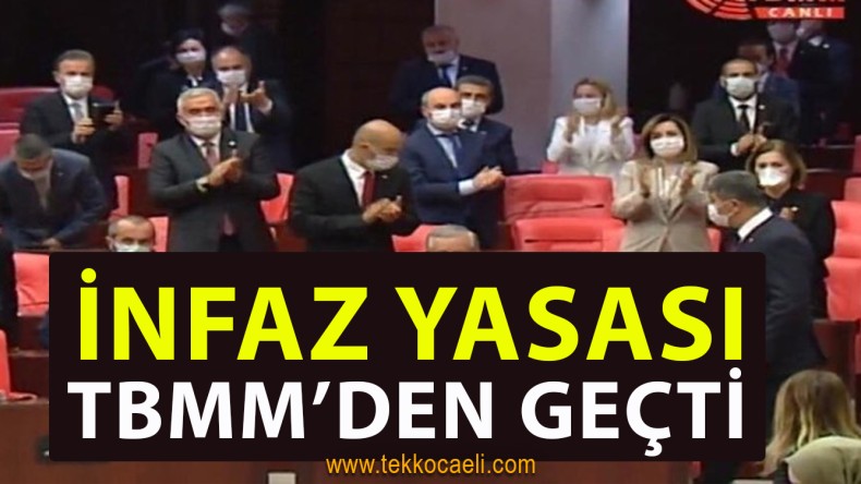 İnfaz Yasası TBMM’de Kabul Edildi