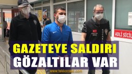 Gazeteye Silahlı Saldırıda Gözaltılar Var