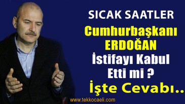 Cumhurbaşkanlığı’ndan Süleyman Soylu Açıklaması
