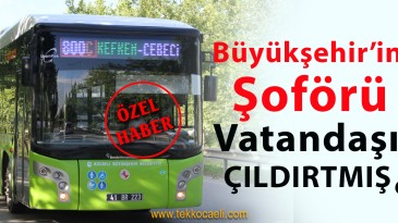 Büyükşehir Otobüs Şoförü Vatandaşa Ne Yapmış!