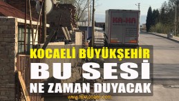 Derince’de Vatandaş Haykırıyor; Buraya El Atın