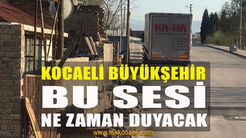 Derince’de Vatandaş Haykırıyor; Buraya El Atın