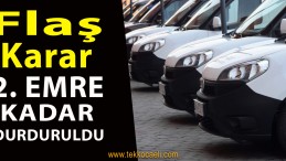 Ticari Araç Satışı Durduruldu