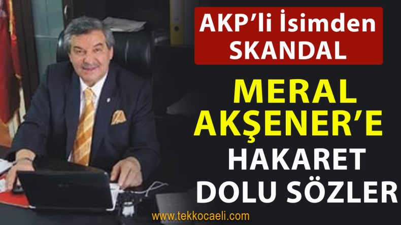 AKP’li İsimden Meral Akşener’e Hakaret Dolu Sözler
