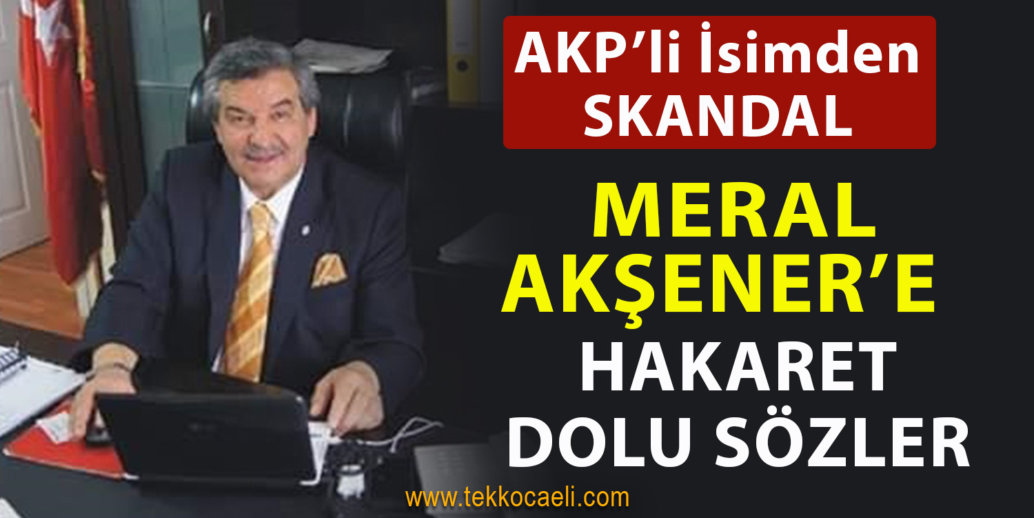 AKP’li İsimden Meral Akşener’e Hakaret Dolu Sözler