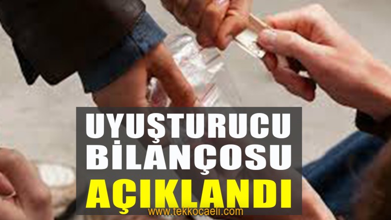 Haftalık Uyuşturucu Bilançosu Açıklandı