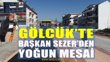 Gölcük’te Yol Genişletme Çalışmasında Sona Gelindi