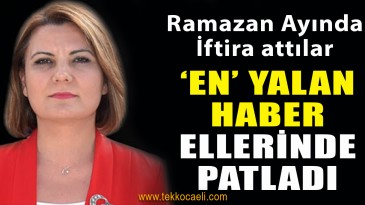 Mübarek Ramazan Ayında Başkan Hürriyet’e İftira Attılar