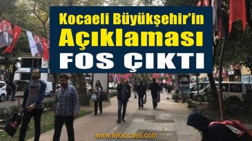Kocaeli Büyükşehir Bakın Hangi Fotoğrafla Cevap Verdi