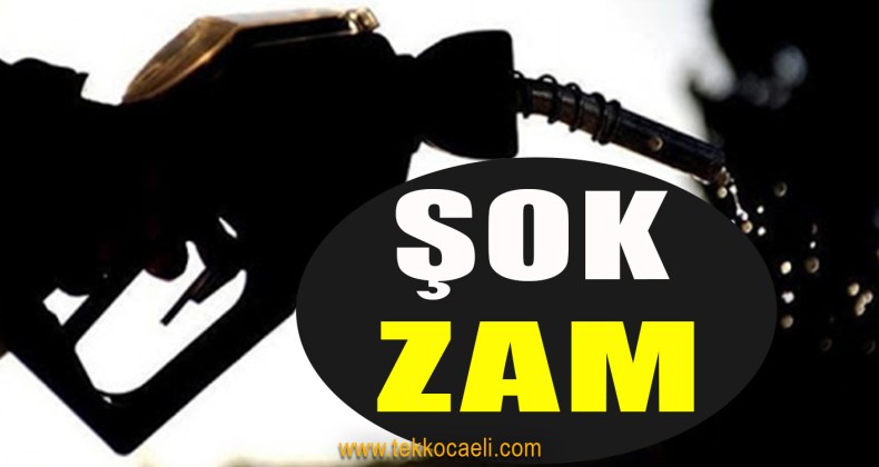 Benzine ve Motorine Zam