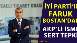 İş Adamı Faruk Bostan’dan, AKP’li İsme Sert Tepki