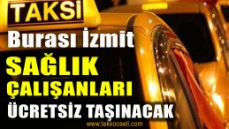 Sağlık Çalışanları 4 Gün Boyunca Ücretsiz Taşınacak