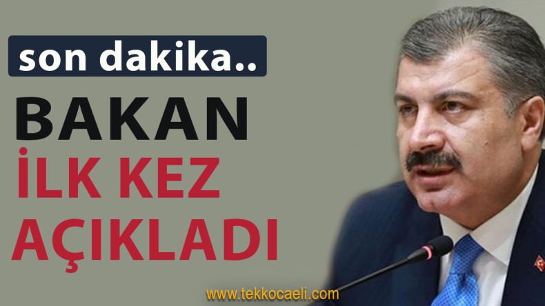 Sağlık Bakanı’ndan Flaş Açıklama