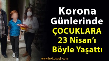 İzmit’li Nurşah Yaşar, 23 Nisan’ı Çocuklara Böyle Yaşattı