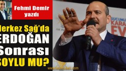 Merkez Sağ’da Erdoğan Sonrası Soylu mu?
