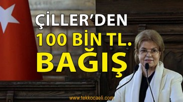 Tansu Çiller’den Bağış Kampanyasına Destek