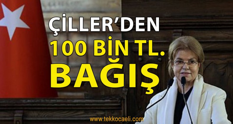 Tansu Çiller’den Bağış Kampanyasına Destek