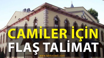 Camiler İçin Flaş Genelge