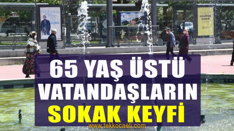 65 Yaş Üstü Vatandaşlar Sokağa İndi