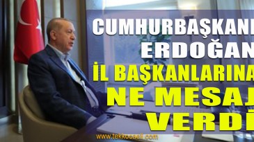 Ak Parti İl Başkanları’na Flaş Mesajlar