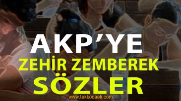 İktidara Zehir Zemberek Sözler