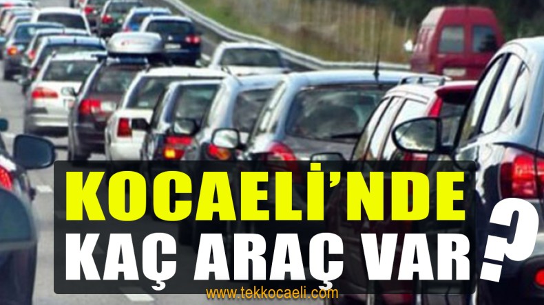 Kocaeli’nde Araç Sayısı Açıklandı