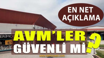 AVM’ler Güvenli mi? İşte En Net Açıklama