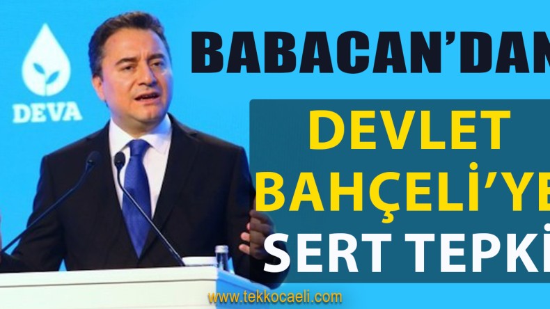 Ali Babacan’dan Devlet Bahçeli’ye Şok Sözler
