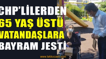 CHP’liler, 65 Yaş Üstü Vatandaşların Bayramını Kutladı