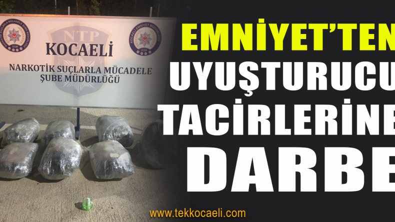Kocaeli’nde 42 KG. Esrar Ele Geçirildi
