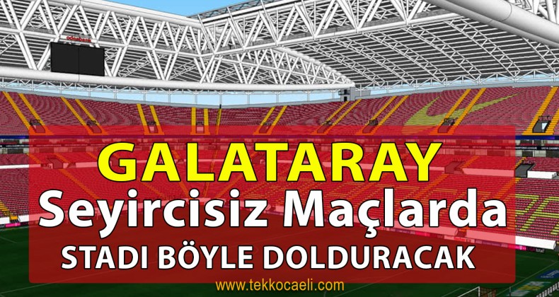 Seyircisiz Maçlarda Stadı Böyle Dolduracaklar
