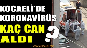 Kocaeli İl Sağlık Açıkladı; Korona’dan Vefat Edenler…