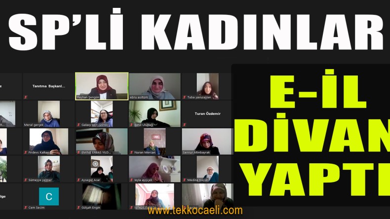 Saadetli Kadınlar E-İl Divan Toplantısı Gerçekleştirdi