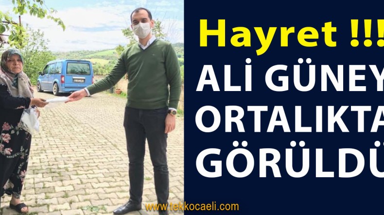 AKP İlçe Başkanı Nihayet Ortalıkta Gözüktü