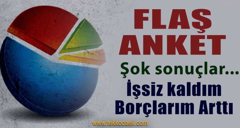 Bomba Anket! Vatandaşın En Büyük Sorunu Ne?