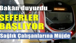 Marmaray’da Seferler Başlıyor