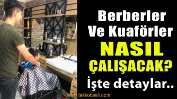 Berberler ve Kuaförler İçin Genelge Yayımlandı