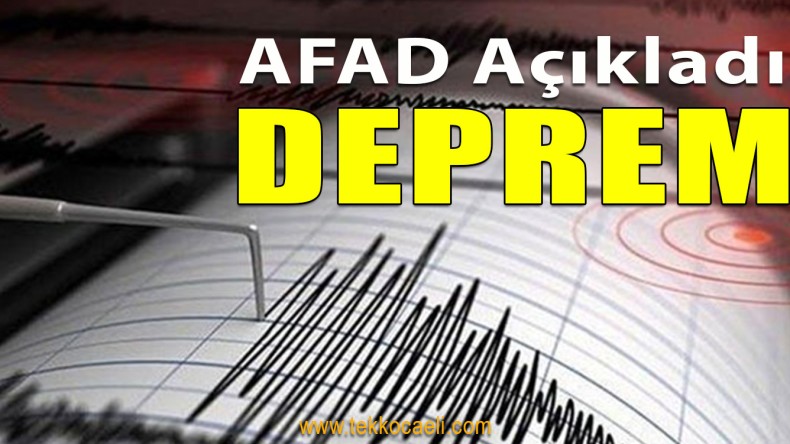 ŞOK! Deprem Oldu