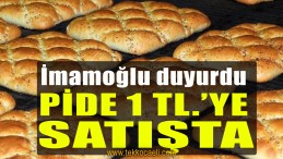 1 TL.’lik Pideye Vatandaş Akın Etti