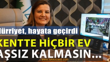 İzmit’te Hiçbir Ev Aşsız Kalmasın Diye, Düğmeye Bastı