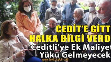 Cedit Halkından Başkan Hürriyet’e Teşekkür