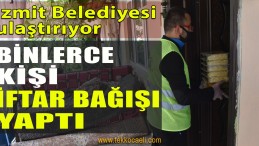 İzmit Belediyesi Hiç Bir Evi Aşsız Bırakmadı